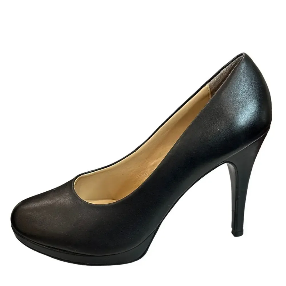 Rsvp McCall black leather pumps‎ made on Mexico 4” heel Size 10 - Picture 6 of 13